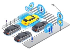 Illustration: autonomouse driving