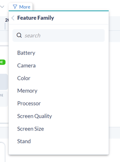 Screenshot: Component Filter 
