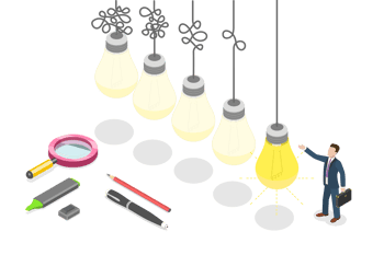 Illustration: Lamps; Simplify Ideas